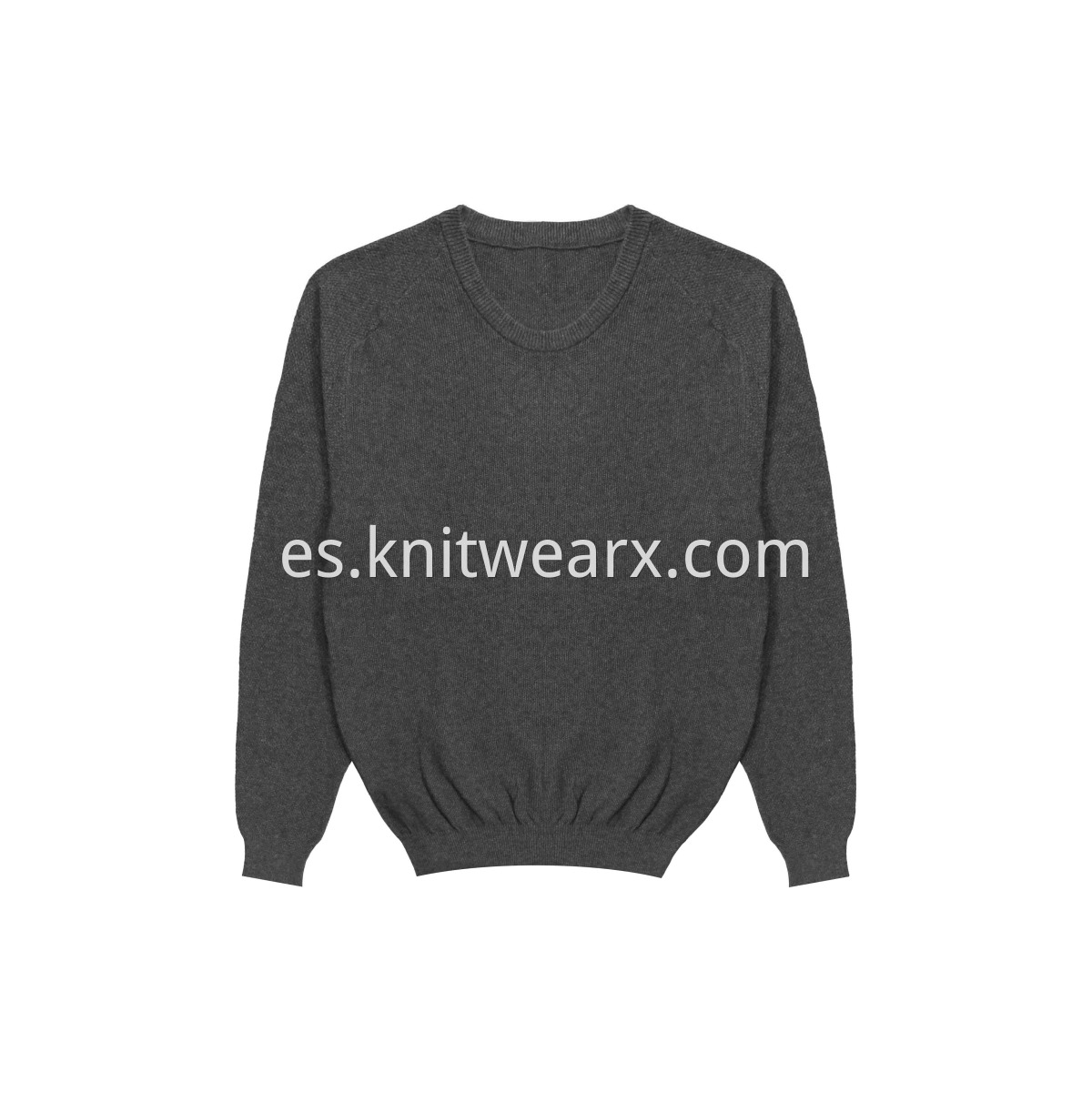 Men's Knitted 100% Cotton Crewneck Pullover